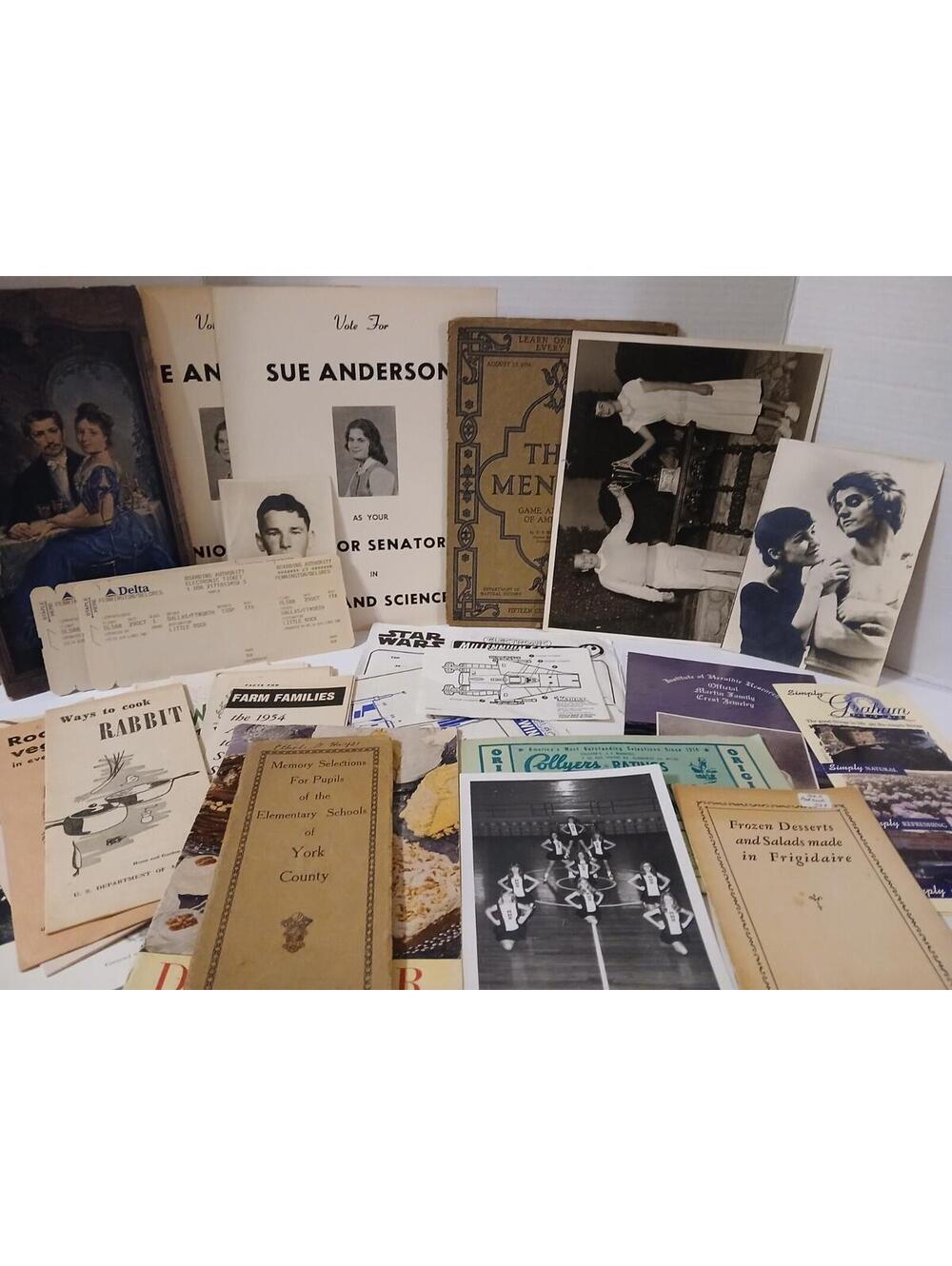 Large Lot Of Various Ephemera Good For Junk Journal Vtg